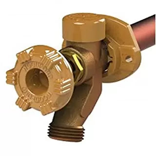 Woodford 1/2 In. SWT X 1/2 In. MIP X 3/4 In. MHT Anti-Siphon Frost Free Wall Hydrant, 17CP-12-MH Model 17 Wall Faucet