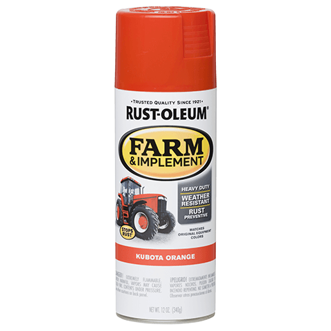 Rust-Oleum® Specialty Farm & Implement Kubota Orange (12 Oz, Kubota Orange)