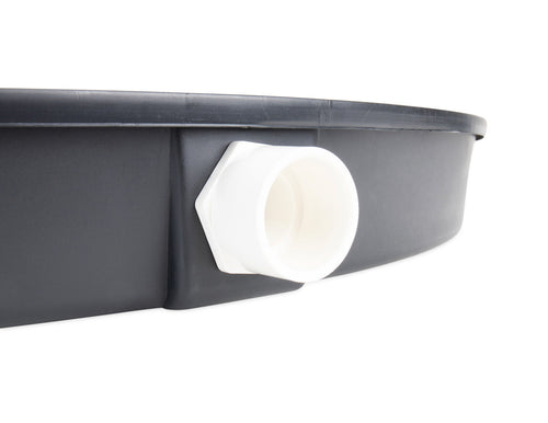 Camco Water Heater Drain Pan with PVC Drain Fitting Plastic