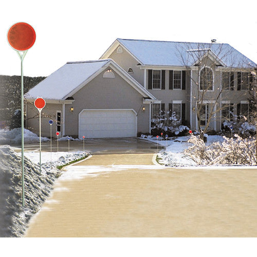 Hillman Driveway Marker Red