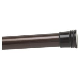 Shower Tension Rod, Adjustable, Oil-Rubbed Bronze, 42 to 72-In.