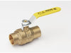 B&K Brass 1-in SWT x 1-in SWT Ball Valve - Lead-Free