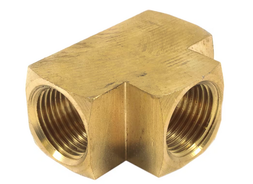 Forney Industries, Inc. Brass Tee, 3/8 in NPT