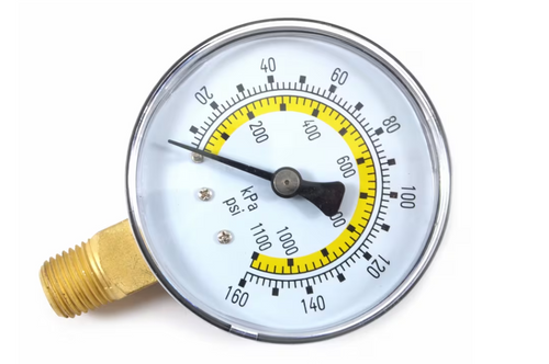 Forney Industries, Inc. Pressure Gauge, 2-1/4 in with 1/4 in NPT