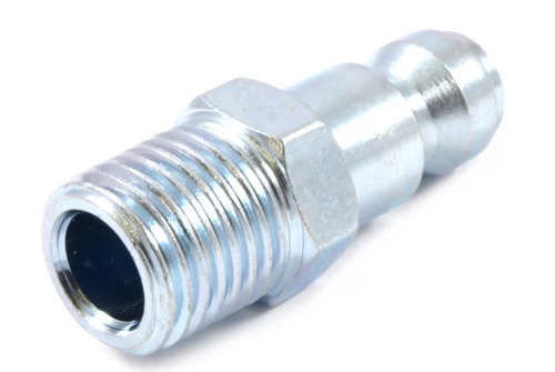 Forney Industries, Inc. Tru-Flate Style Plug, 1/4 in x 1/4 in MNPT, 2-Pack