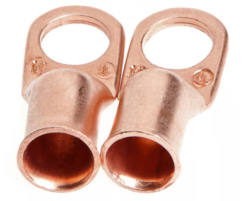 Forney Lug for Number 1/0 Cable, 1/2 in Stud, Premium Copper