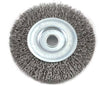 Forney Wire Wheel, Crimped, 4 in x .012 in x 1/2 in Arbor