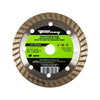 Forney Diamond Cut-Off Blade Turbo 4-1/2 in