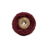 Forney Satin Buffing Pad, 3/4 in with 3/32 in Shaft
