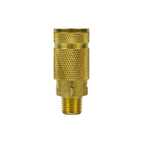 Forney Industries Aro Style Coupler, 1/4 in x 1/4 in MNPT