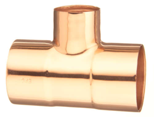Elkhart Products Wrot Reducing Copper Tee 3/4 X 3/4 X 1/2