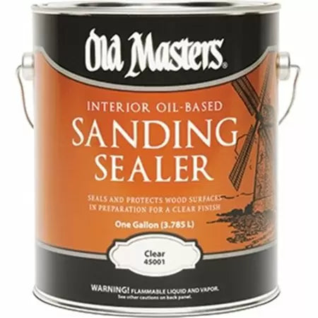 Old Master Sanding Sealer Poly Plastic Durable Protection 45001 1 gallon Clear