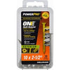 Power Pro One Exterior Screws, Flat Head, Bronze Epoxy Coated, #10 x 2.5-In., 15-Pk.