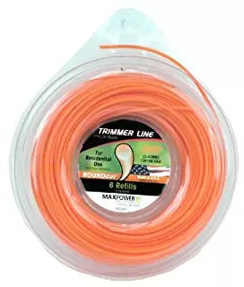 Maxpower Nylon Orange RoundCut Trimmer Line  .095