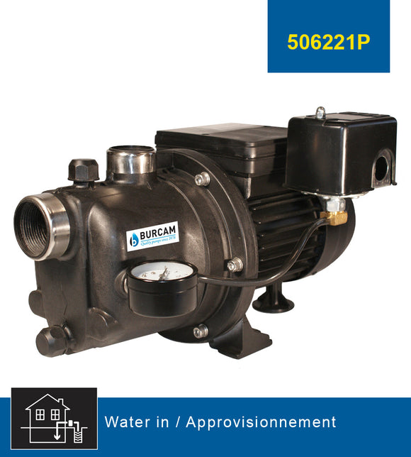 Burcam 506221p 3/4 Hp Shallow Well Jet Pump