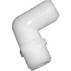 Nylon Hose Barb Elbow, 1/4 x 3/8-In. MPT