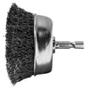 Century Drill And Tool Cup Brush Fine Crimped 1-3/4″ Size 1/4″ Shank Safe Rpm 4,500