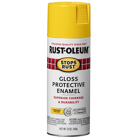 Rust-Oleum L SPRAY PAINT STOPS RUST® SPRAY PAINT AND RUST PREVENTION  Protective Enamel Spray Paint