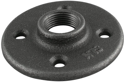 F-114 FLANGE 1-1/4 BLACK FLOOR