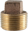 PLUG 1/4 BRASS