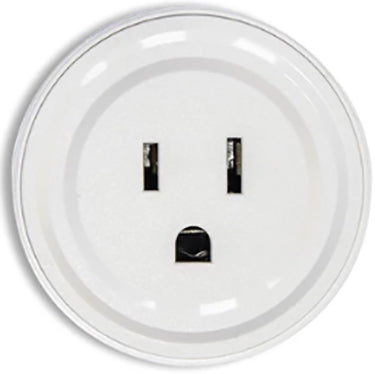 2 1/8 IN WIFI WH MATTE SINGLE WALL PLUG