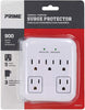 5 OUTLET WHITE SURGE TAP