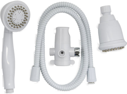 HANDHELD SHOWER KIT 3 WAY WT 3 FUNC