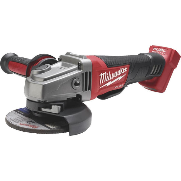 Milwaukee M18 FUEL 18 Volt Lithium-Ion Brushless 4-1/2 In. - 5 In. Cordless Angle Grinder, Paddle Switch No-Lock (Bare Tool)