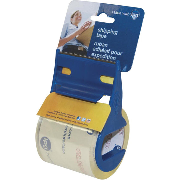 IPG 2 In. x 17.5 Yd. Clear Ready Edge Tape On Dispenser