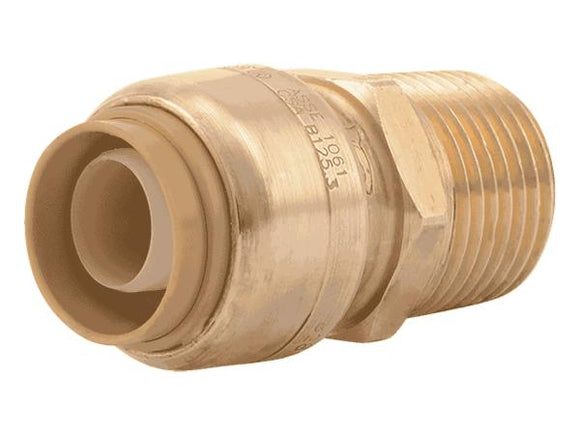 SharkBite Brass Push Male Adapter 1/2