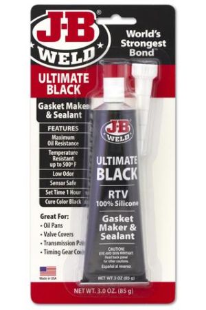 J-B Weld Ultimate Black Gasket Maker & Sealant 3 Oz